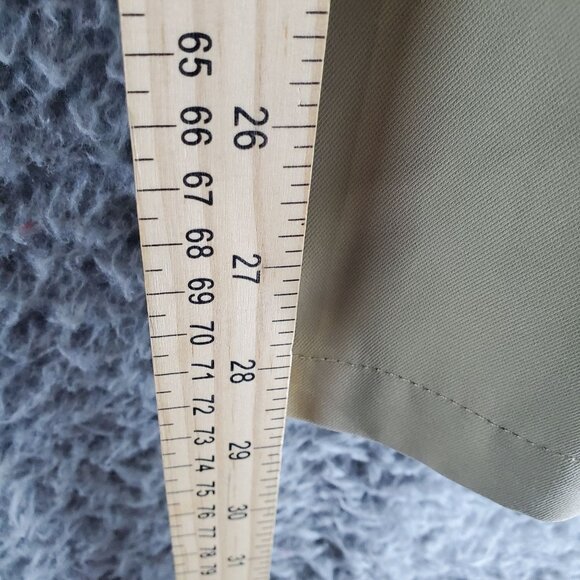 Haggar Pants Mens 34x30 Tan H26 Stretch Lightweight Flat Front Chino - Picture 8 of 12